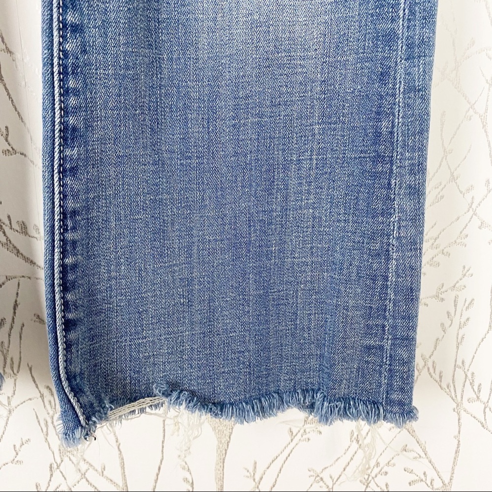 REROCK for EXPRESS Bootcut Raw Hem Ankle Jeans Size 8 - Picture 10 of 14